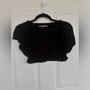Charlotte Russe black 20s shoulder cover up size S